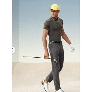 BOSS Hugo Boss Chino Men’s 30R Golf Pants 32x31 Gray Extra Slim Fit Lightweight